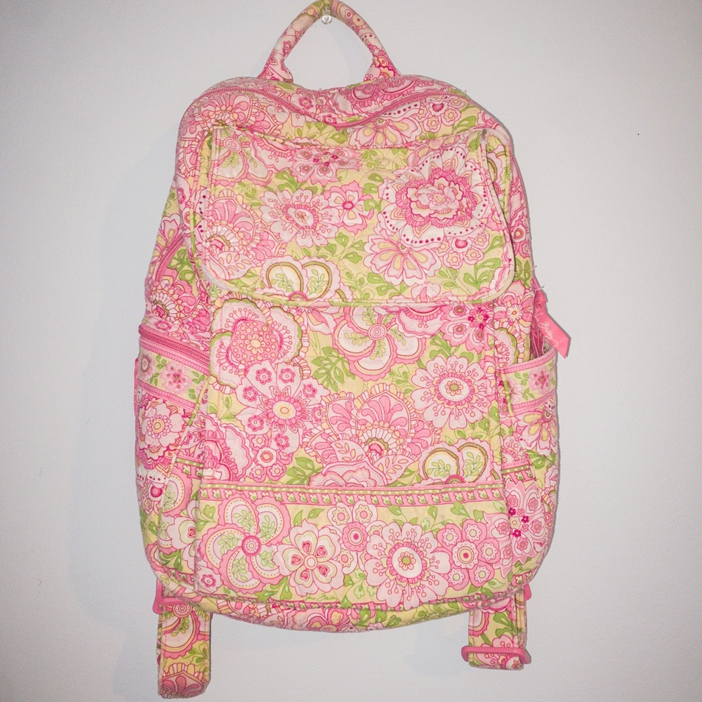 Vera Bradley Pink Floral Backpack